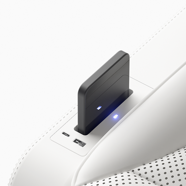 LIBPET S wireless charging area