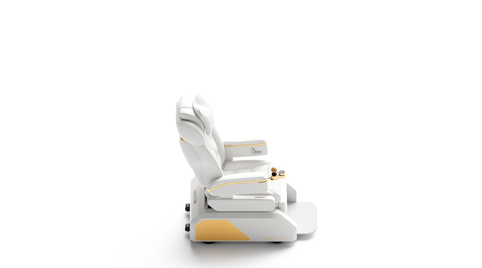 LIBPET S drivable healthcare chair side profile